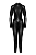 Combinaison Caged Wetlook - Anneaux & Zips Séduction - 4