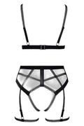 Set Harnais BDSM Noir Cotelli - Séduction Extrême - 4