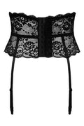 Ceinture Porte-Jarretelles Noir Dentelle - Cottelli - 4