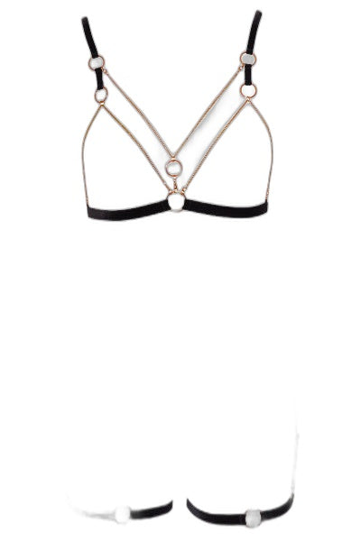 Ensemble harnais bijoux 2 pièces Cotelli — Séduction extrême - 2 | Voyage Sensuel