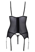 Guêpière Seins Nus & String Ouvert Perles - Cottelli - 4