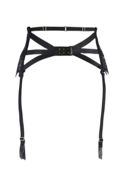Porte-jarretelles dentelle noir Axami V-10362 - 3