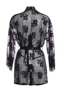 Déshabillé Graceful - Dentelle Floral & Ceinture - 3