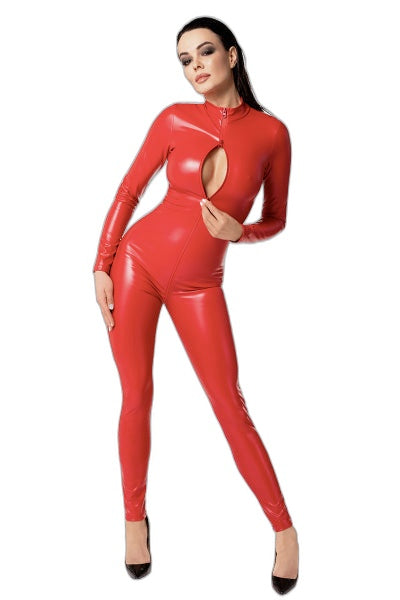 Combinaison Orgia F353 Wetlook Rouge – Séduction Totale - 1 | Voyage Sensuel