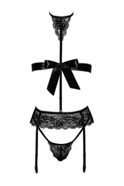 Ensemble Bondage Black Set 4 pièces Kiss 244 Kissable - 4 | Voyage Sensuel