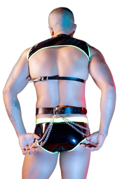 Ensemble Sexy Fluo 4 Pièces - Séduction Totale - 2 | Voyage Sensuel