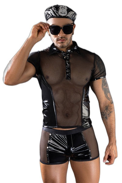 Déguisement Policier Sexy 4 Pièces - J Lingerie - 1