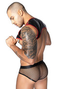 Ensemble Sexy Deux Pièces Rouge Noir - Séduction Garantie - 2