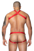 Ensemble Sexy Deux Pièces Rouge & Or - J Lingerie - 2