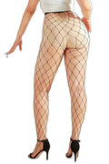 Pack 4 Collants Ouverts Résille Noire - J Lingerie - 3
