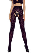 Collants ouverts 40 deniers - Noir TI025 - 1