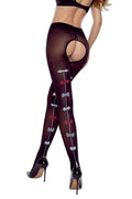 Collants ouverts noirs 20D – Séduction et fantaisie - 2