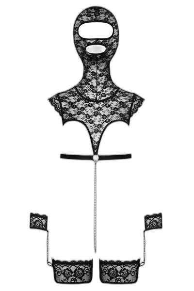 Ensemble Bondage Dentelle Bad Kitty - Séduction & Jeu - 2 | Voyage Sensuel