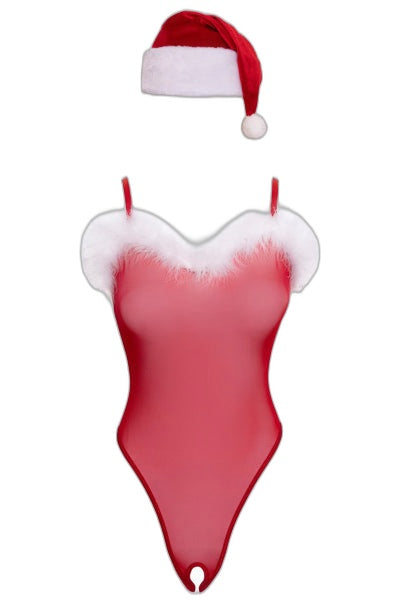 Ensemble Body String Noël Cottelli - Séduction Festive