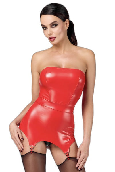 Corset à jarretelles Bombshell F368 - Noir Handmade - 1