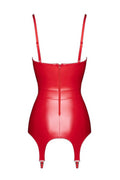 Corset à jarretelles Bombshell F368 - Noir Handmade - 4
