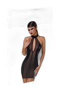 Mini Robe Tulle & Wetlook Luxuria F370 - Noir - 3