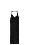 Robe Longue Pailletée Onyx F372 - Noir HandMade - 4