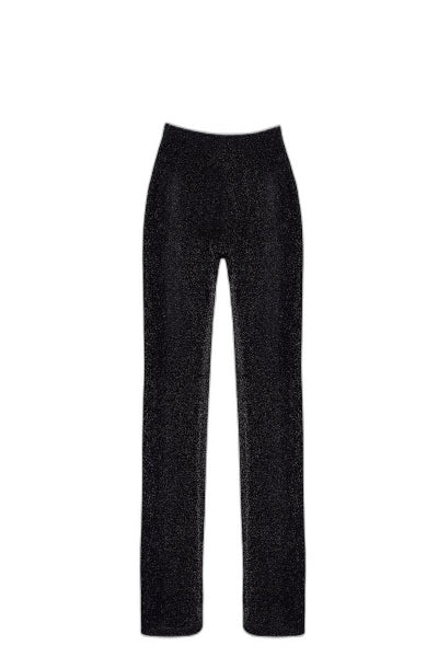 Pantalon Pailleté Onyx – Maille Transparente & Sensuelle - 2 | Voyage Sensuel