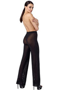 Pantalon Pailleté Onyx – Maille Transparente & Sensuelle - 5