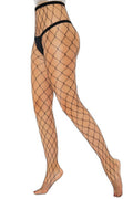 Collants Over Sized Net Tights – Maille Filet Noire Séduction - 2