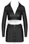 Ensemble Top et Jupe Noire Sexy – Cottelli PARTY - 2