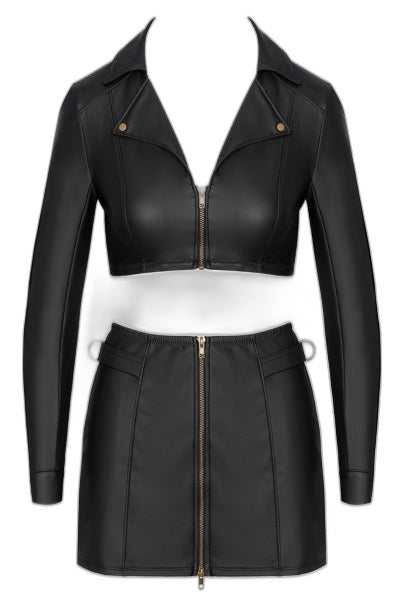 Ensemble Top et Jupe Noire Sexy – Cottelli PARTY - 2 | Voyage Sensuel