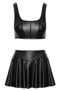 Ensemble Top Bustier et Mini-Jupe Noir Cottelli PARTY - 2