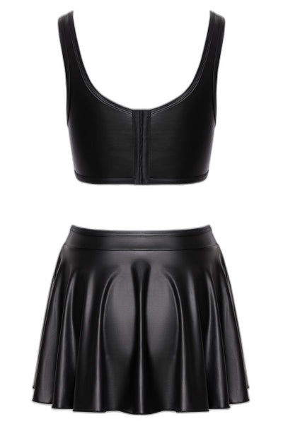 Ensemble Top Bustier et Mini-Jupe Noir Cottelli PARTY - 4 | Voyage Sensuel