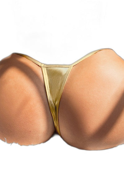 String Brillant Doré Litolu – Élégance Sensuelle