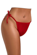 String Brodé Rouge Litolu — Sensualité & Élégance - 2