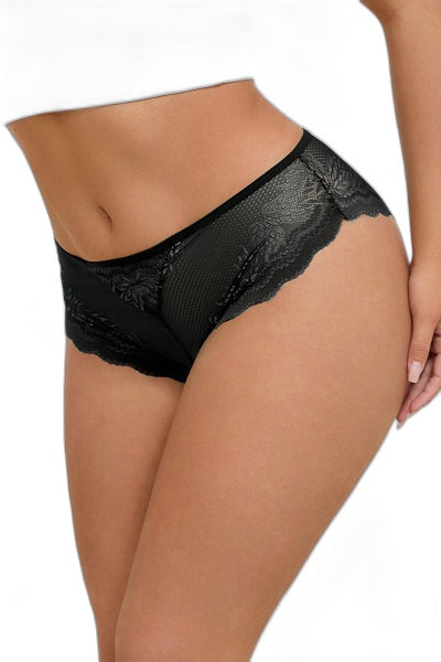 Tanga Dentelle Bijou Cœur Noir - Séduction & Confort - 4 | Voyage Sensuel