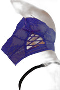 Tanga Dentelle Bleu Taille Haute — Séduction & Confort - 2