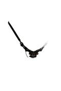 String ouvert floral Noir Litolu Lingerie - 2