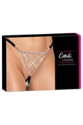 String Ouvert Strass Cotelli - Lingerie Glamour - 3