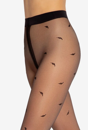 Collants à motifs en fil écologique Motif Q-eko Trends. 02