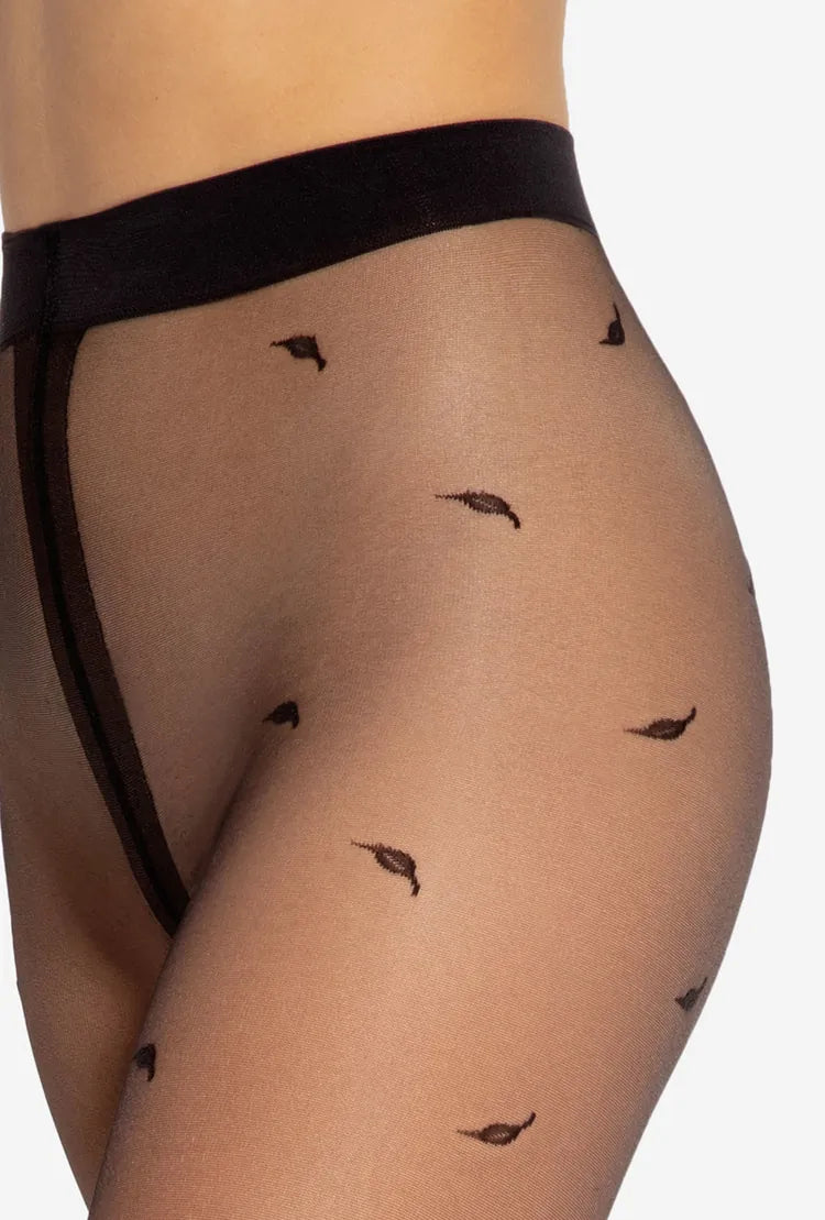 Collants à motifs en fil écologique Motif Q-eko Trends. 02